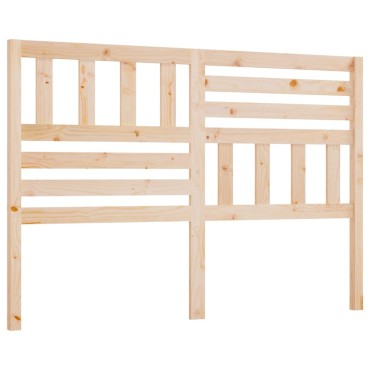 vidaXL Κεφαλάρι Κρεβατιού 141x4x100cm από Μασίφ Ξύλο Πεύκου 1 τεμ.