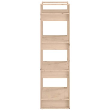 vidaXL Βιβλιοθήκη/Διαχωριστικό Χώρου 60x35x125cm Μασίφ Ξύλο 1 τεμ.