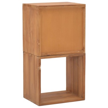 vidaXL Κομοδίνο 40x30x76cm από Μασίφ Ξύλο Teak 1 τεμ.