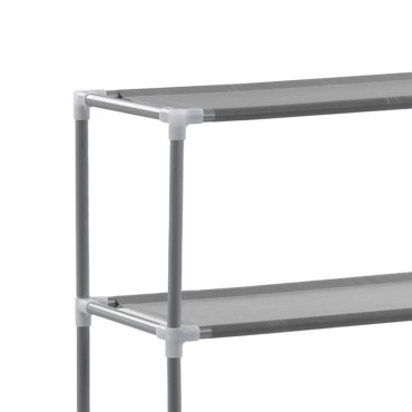 vidaXL Ραφιέρα 3 Επιπέδων για Πλυντήριο Ασημί 69 x 28 x 169 εκ.