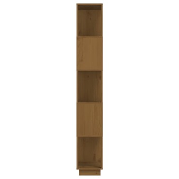 vidaXL Βιβλιοθήκη/Διαχωριστικό Χώρου Μελί 80x25x163,5cm Μασίφ Ξύλο 1 τεμ.