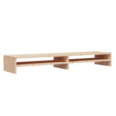 vidaXL Βάση Οθόνης 100x24x13cm από Μασίφ Ξύλο Πεύκου