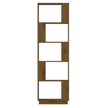 vidaXL Βιβλιοθήκη/Διαχωριστικό Χώρου Μελί 51x25x163,5cm Μασίφ Ξύλο 1 τεμ.