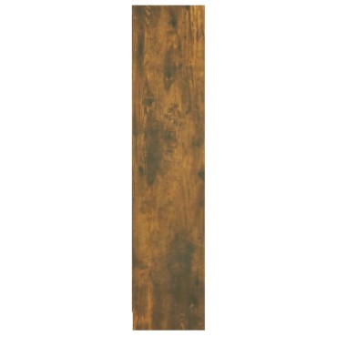 vidaXL Βιβλιοθήκη Καπνιστή Δρυς 60x24x109cm από Επεξεργασμένο Ξύλο 1 τεμ.