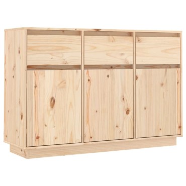 vidaXL Μπουφές 110x34x75cm από Μασίφ Ξύλο Πεύκου 1 τεμ.