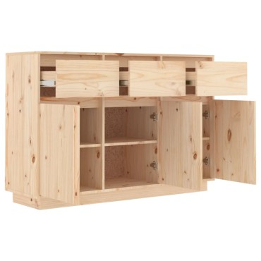 vidaXL Μπουφές 110x34x75cm από Μασίφ Ξύλο Πεύκου 1 τεμ.