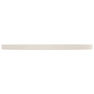 vidaXL Επιφάνεια Τραπεζιού Λευκή 50x2,5cm από Μασίφ Ξύλο Πεύκου 1 τεμ.