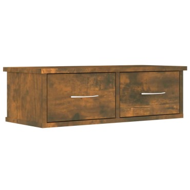 vidaXL Ντουλάπι Τοίχου Καπνιστή Δρυς 60x26x18,5cm Επεξεργασμένο Ξύλο 1 τεμ.