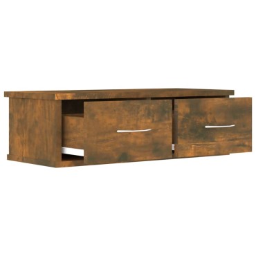 vidaXL Ντουλάπι Τοίχου Καπνιστή Δρυς 60x26x18,5cm Επεξεργασμένο Ξύλο 1 τεμ.