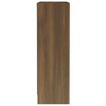vidaXL Βιβλιοθήκη Καφέ Δρυς 60x24x76cm από Επεξεργασμένο Ξύλο 1 τεμ.