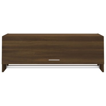 vidaXL Ντουλάπα Καφέ Δρυς 100x32,5x35cm από Επεξεργασμένο Ξύλο 1 τεμ.