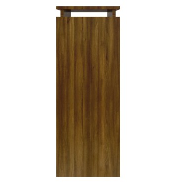 vidaXL Τραπέζι Κονσόλα Καφέ Δρυς 80x30x80cm Επεξεργασμένο Ξύλο 1 τεμ.