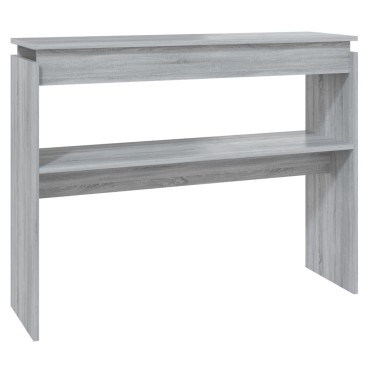 vidaXL Τραπέζι Κονσόλα Γκρι Sonoma 102x30x80cm Επεξεργασμένο Ξύλο 1 τεμ.