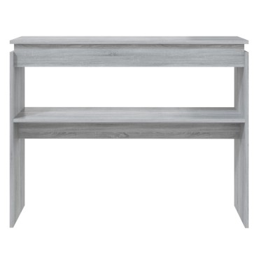 vidaXL Τραπέζι Κονσόλα Γκρι Sonoma 102x30x80cm Επεξεργασμένο Ξύλο 1 τεμ.