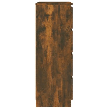 vidaXL Συρταριέρα Καπνιστή Δρυς 60x35x98,5cm Επεξεργασμένο Ξύλο 1 τεμ.