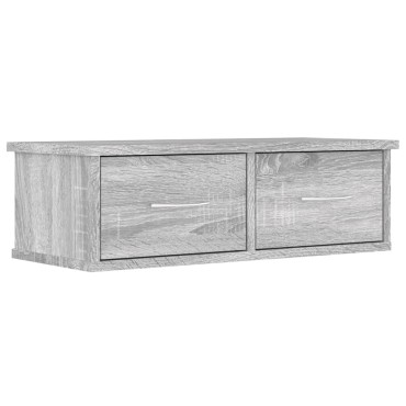 vidaXL Ντουλάπι Τοίχου Γκρι Sonoma 60x26x18,5cm Επεξεργασμένο Ξύλο 1 τεμ.