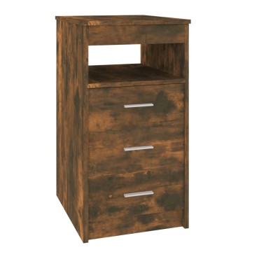 vidaXL Συρταριέρα Καπνιστή Δρυς 40x50x76cm από Επεξεργασμένο Ξύλο 1 τεμ.