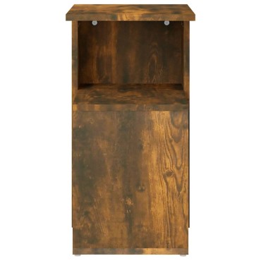 vidaXL Τραπέζι Βοηθητικό Καπνιστή Δρυς 36x30x56cm Επεξεργασμένο Ξύλο 1 τεμ.