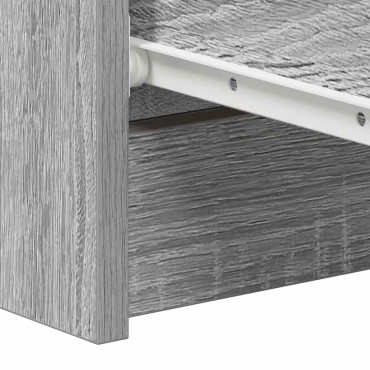 vidaXL Συρταριέρα Γκρι Sonoma 60x35x98,5cm από Επεξεργασμένο Ξύλο 1 τεμ.