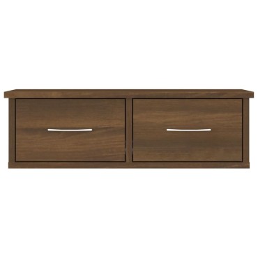 vidaXL Ντουλάπι Τοίχου Καφέ Δρυς 60x26x18,5cm Επεξεργασμένο Ξύλο 1 τεμ.