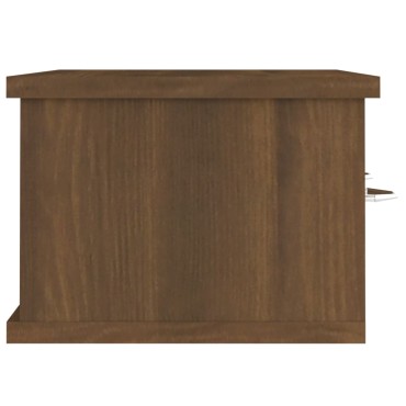 vidaXL Ντουλάπι Τοίχου Καφέ Δρυς 60x26x18,5cm Επεξεργασμένο Ξύλο 1 τεμ.