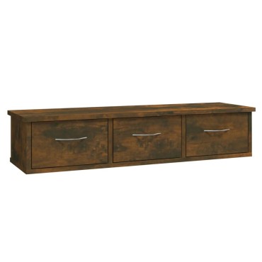 vidaXL Ντουλάπι Τοίχου Καπνιστή Δρυς 88x26x18,5cm Επεξεργασμένο Ξύλο 1 τεμ.