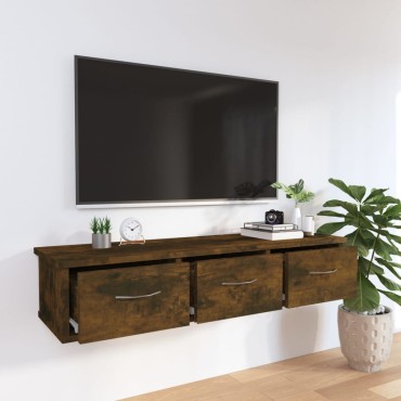 vidaXL Ντουλάπι Τοίχου Καπνιστή Δρυς 88x26x18,5cm Επεξεργασμένο Ξύλο 1 τεμ.