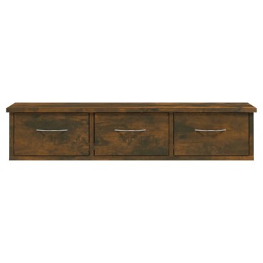 vidaXL Ντουλάπι Τοίχου Καπνιστή Δρυς 88x26x18,5cm Επεξεργασμένο Ξύλο 1 τεμ.