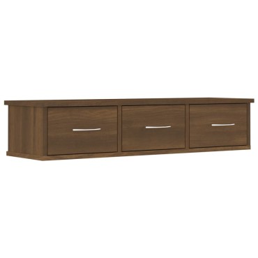 vidaXL Ντουλάπι Τοίχου Καφέ Δρυς 88x26x18,5cm Επεξεργασμένο Ξύλο 1 τεμ.