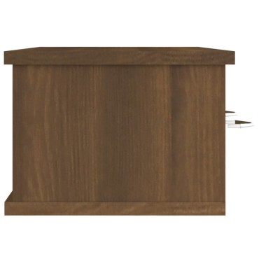 vidaXL Ντουλάπι Τοίχου Καφέ Δρυς 88x26x18,5cm Επεξεργασμένο Ξύλο 1 τεμ.