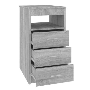 vidaXL Συρταριέρα Γκρι Sonoma 40x50x76cm από Επεξεργασμένο Ξύλο 1 τεμ.