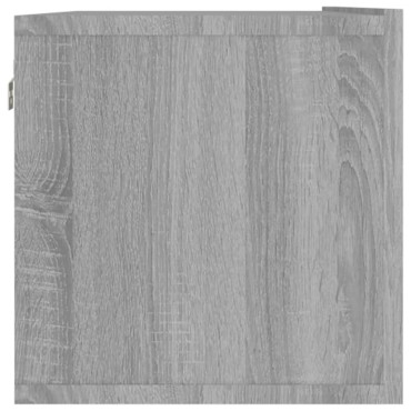 vidaXL Έπιπλο Τηλεόρασης Τοίχου Γκρι Sonoma 120x30x30cm Επεξερ. Ξύλο