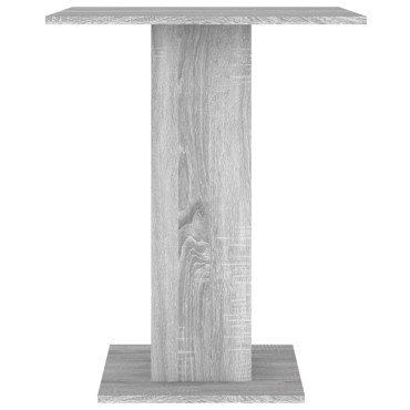 vidaXL Τραπέζι Bistro Γκρι Sonoma 60x60x75cm από Επεξεργασμένο Ξύλο 1 τεμ.