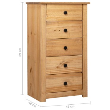 vidaXL Μπουφές 46x40x89cm από Ξύλο Πεύκου Σειρά Panama 1 τεμ.