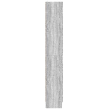 vidaXL Βιβλιοθήκη Γκρι Sonoma 82,5x30,5x185,5cm Επεξεργασμένο Ξύλο 1 τεμ.