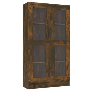 vidaXL Βιτρίνα Καπνιστή Δρυς 82,5x30,5x150cm από Επεξεργασμένο Ξύλο 1 τεμ.