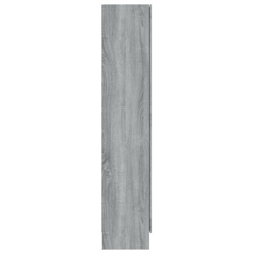 vidaXL Βιτρίνα Γκρι Sonoma 82,5x30,5x150cm Επεξεργασμένο Ξύλο 1 τεμ.