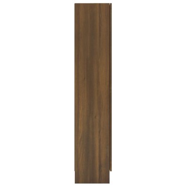 vidaXL Βιτρίνα Καφέ Δρυς 82,5x30,5x150cm από Επεξεργασμένο Ξύλο 1 τεμ.
