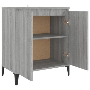 vidaXL Ντουλάπι Γκρι Sonoma 60x35x70cm από Επεξεργασμένο Ξύλο 1 τεμ.