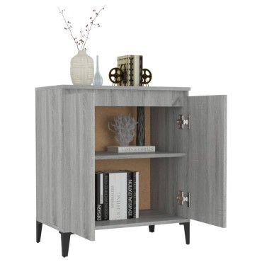 vidaXL Ντουλάπι Γκρι Sonoma 60x35x70cm από Επεξεργασμένο Ξύλο 1 τεμ.