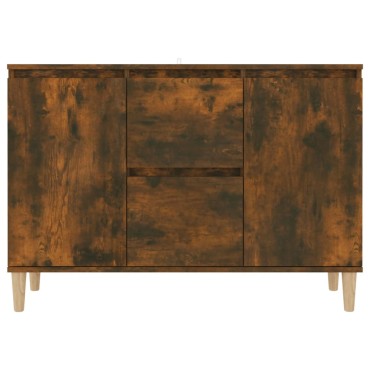vidaXL Μπουφές Καπνιστή Δρυς 101x35x70cm Επεξεργασμένο Ξύλο 1 τεμ.