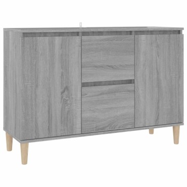 vidaXL Μπουφές Γκρι Sonoma 101x35x70cm από Επεξεργασμένο Ξύλο 1 τεμ.