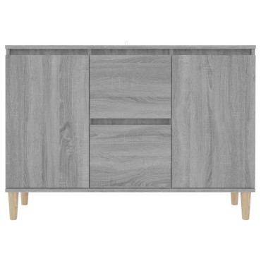 vidaXL Μπουφές Γκρι Sonoma 103,5x35x70cm από Επεξεργασμένο Ξύλο 1 τεμ.