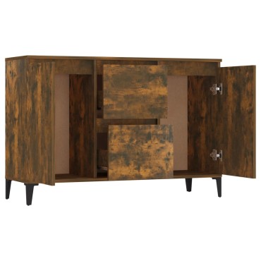 vidaXL Μπουφές Καπνιστή Δρυς 104x35x70cm Επεξεργασμένο Ξύλο 1 τεμ.