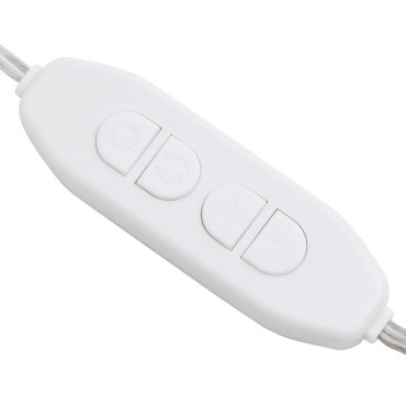 vidaXL Καθρέφτης με Φώτα LED 40x20 εκ. Γυαλί Οβάλ