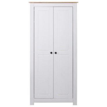vidaXL Ντουλάπα 80x50x171,5cm από Μασίφ Ξύλο Πεύκου Σειρά Panama 1 τεμ.