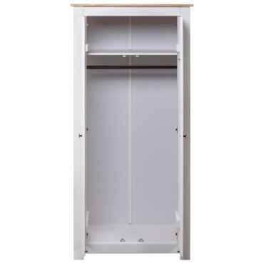 vidaXL Ντουλάπα 80x50x171,5cm από Μασίφ Ξύλο Πεύκου Σειρά Panama 1 τεμ.