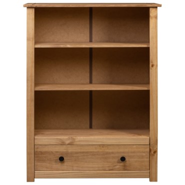 vidaXL Βιβλιοθήκη 80x35x110cm Μασίφ Ξύλο Πεύκου Σειρά Panama 1 τεμ.