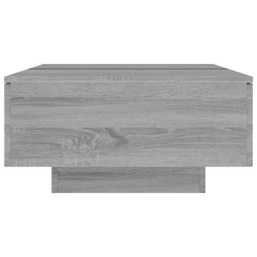 vidaXL Τραπεζάκι Σαλονιού Γκρι Sonoma 90x60x31cm Επεξεργασμένο Ξύλο 1 τεμ.
