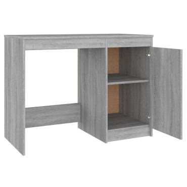 vidaXL Γραφείο Γκρι Sonoma 100x50x76cm από Επεξεργασμένο Ξύλο 1 τεμ.